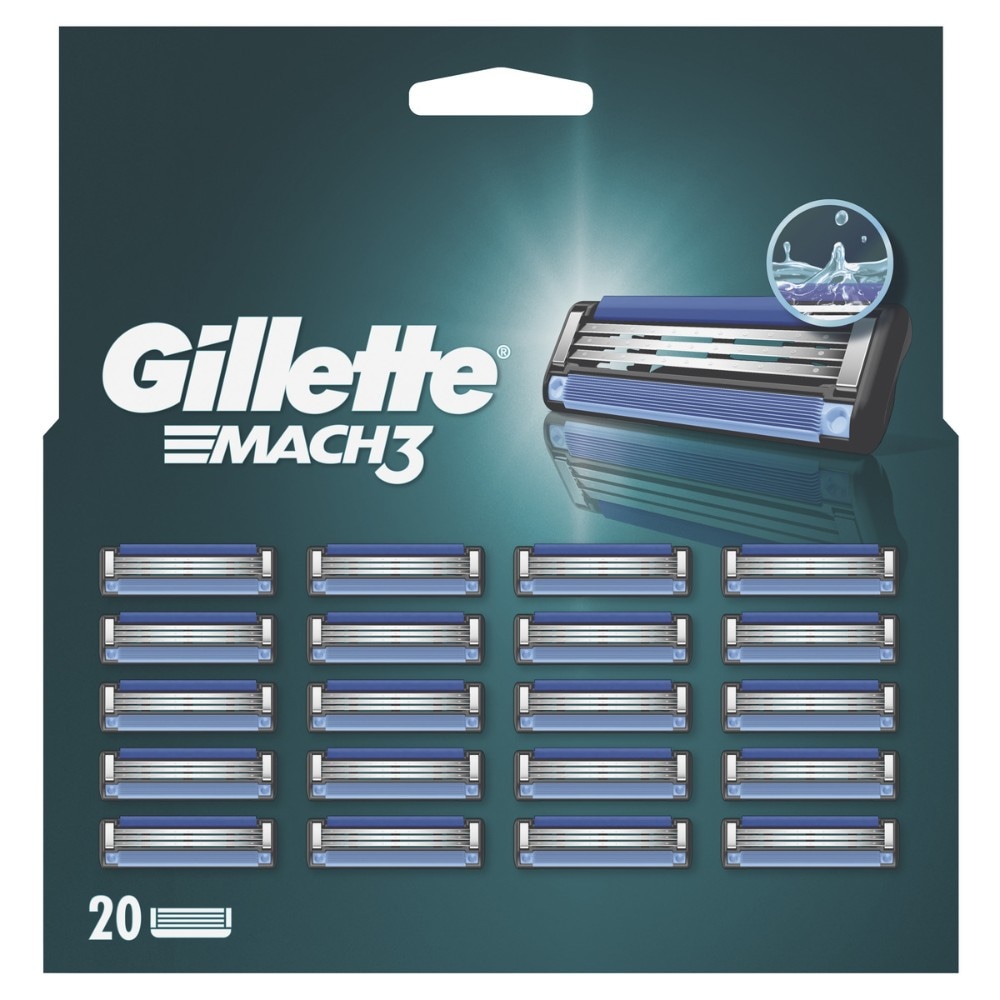 Gillette zamjenske britvice Mach3 20 kom Akcija u trgovini Kaufland