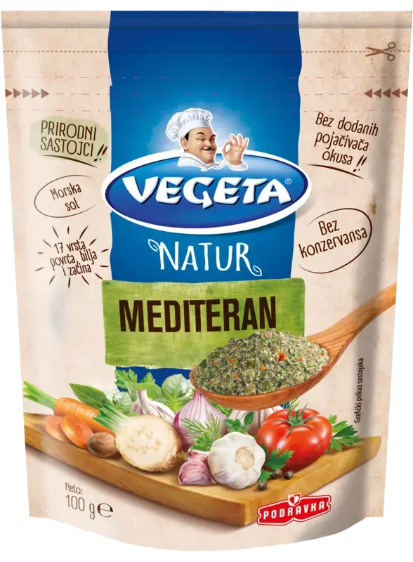 Vegeta Natur začini od 10 g do 100 g Podravka Akcija u trgovini Spar