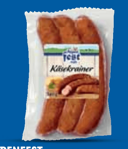 ALPENFEST Hrenovke s topljenim sirom 400 g - Akcija u trgovini Lidl
