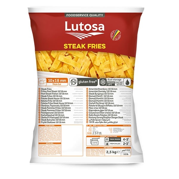 Lutosa Pommes Steak Fries 2.5 kg Akcija u trgovini Stanić Diskont