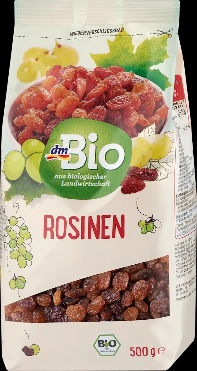 dmBio grožđice 500 g - Akcija u trgovini Dm