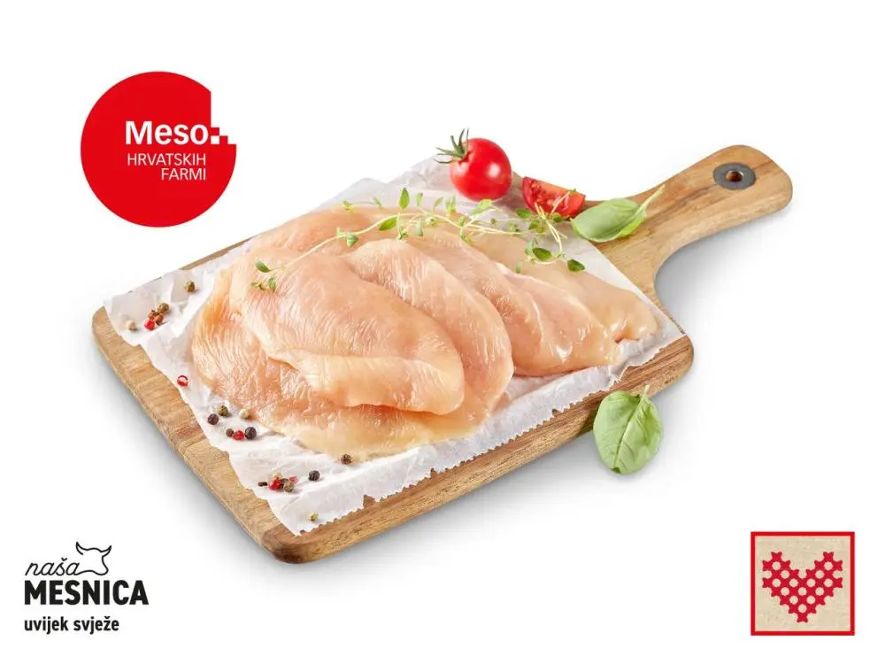 Svježi pileći odrezak iz filea 400 g Naša mesnica Akcija u trgovini Lidl