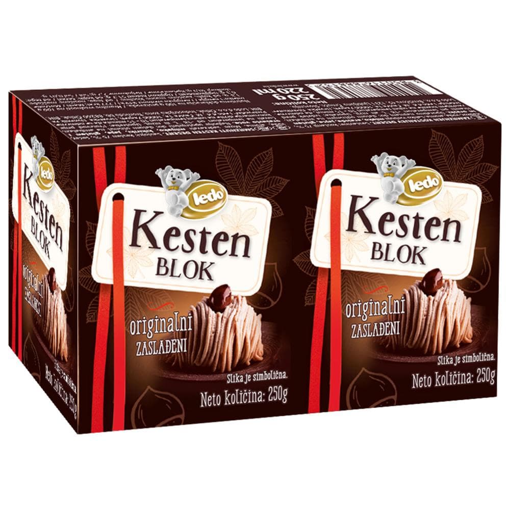 Ledo Kesten blok 250g Akcija u trgovini Konzum