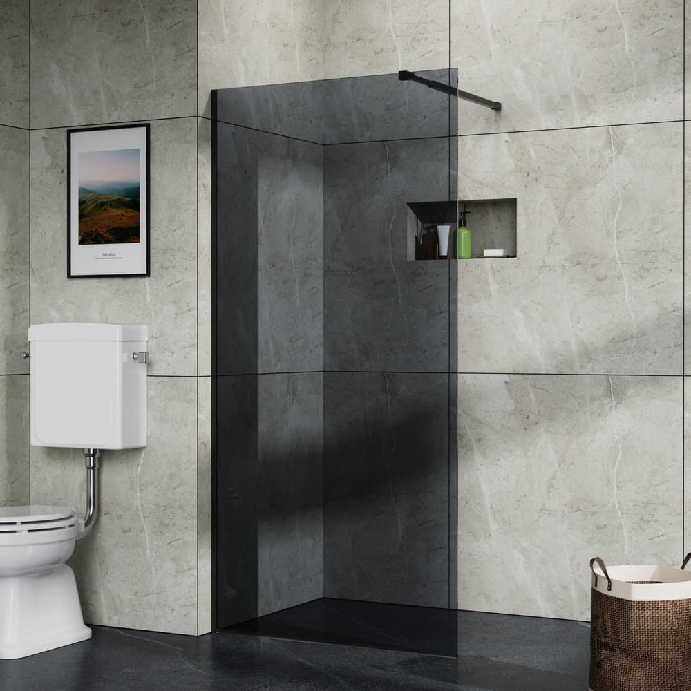 Staklena stijena za tuš STIL GREY 110 x 200 cm Akcija u trgovini Pevex