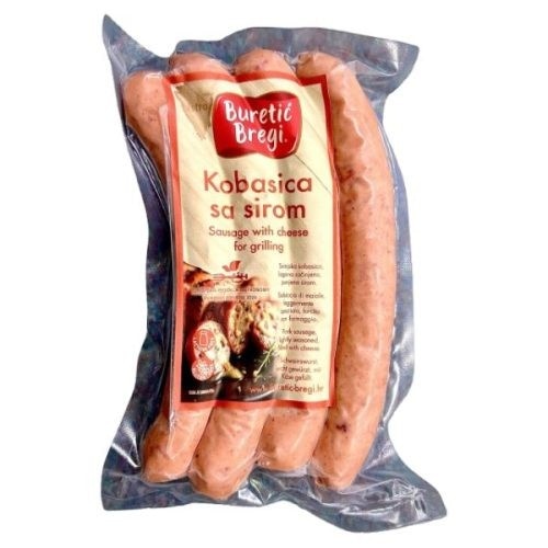 Buretić Bregi Kobasica sa sirom 1 kg - Akcija u trgovini Trgovina Krk