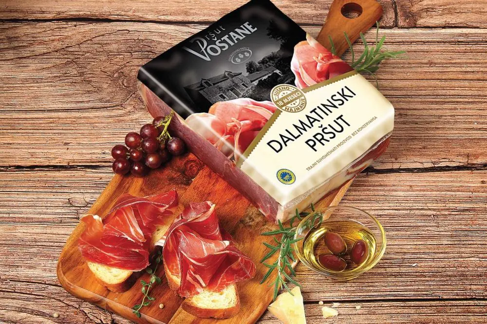 Dalmatinski pršut Voštane 1 kg Akcija u trgovini Interspar