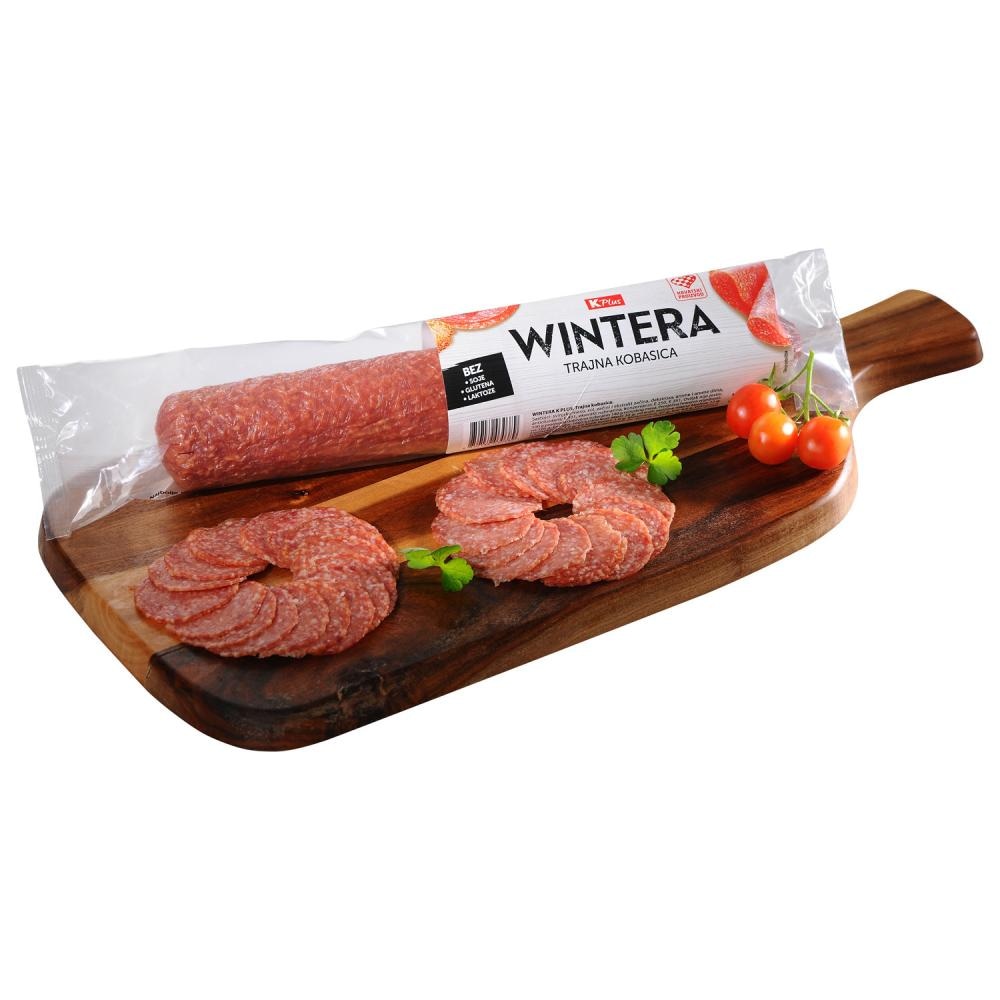 K Plus Wintera trajna kobasica 650g - Akcija u trgovini Konzum