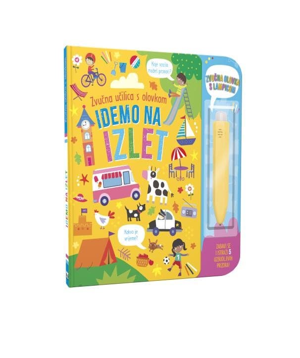 Zvučna učilica s olovkom Idemo na izlet i životinje 1 kom Akcija u trgovini Interspar