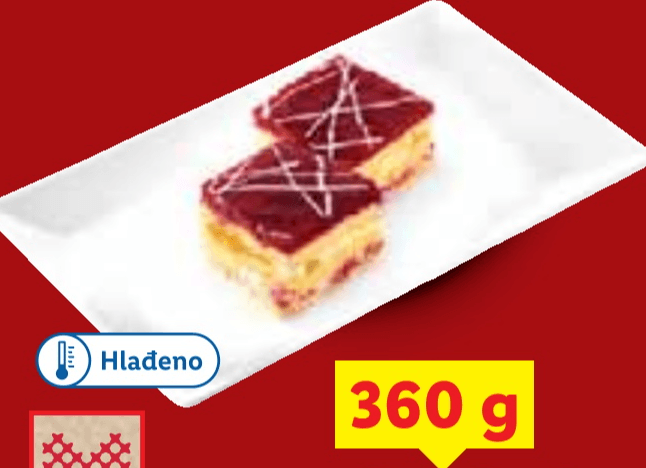 EKOS Svježi voćni kolač 360 g - Akcija u trgovini Lidl
