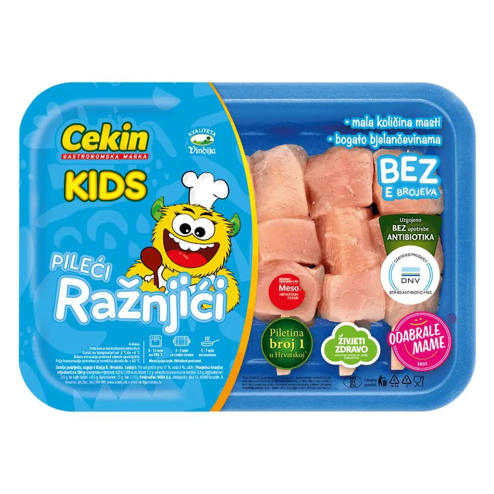 Cekin Vindija pileći ražnjići 450 g Akcija u trgovini Tommy