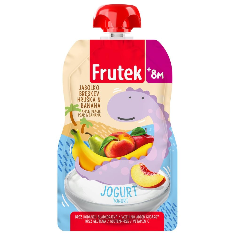 Frutek voćna kašica u tubi 100g - Akcija u trgovini Konzum