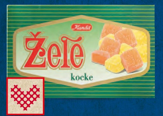 Kandit Žele kocke 320 g Akcija u trgovini Lidl