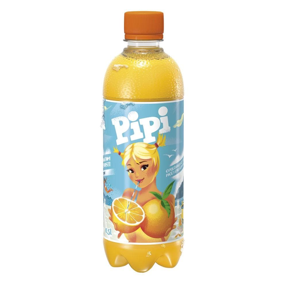 Pipi gazirano piće 0,5 L Akcija u trgovini Ribola