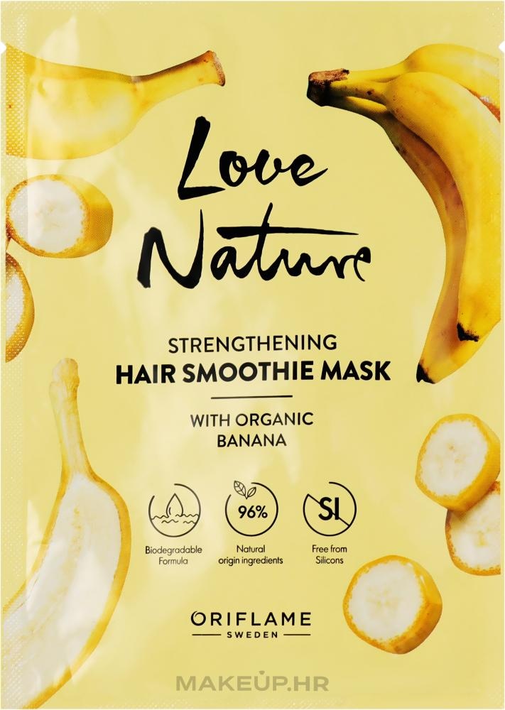 Love Nature Smoothie maska za jačanje kose s organskom bananom 30 ml - Akcija u trgovini Oriflame