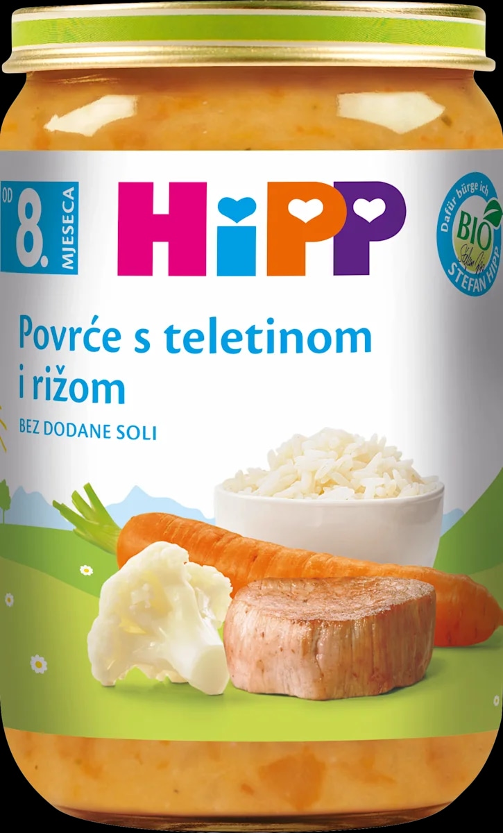 Hipp EKO kašica povrće riža i teletina 220 g Akcija u trgovini Dm