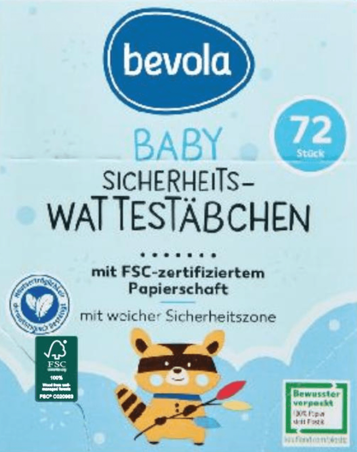 Higijenski štapići 72/1 Bevola - Akcija u trgovini Kaufland