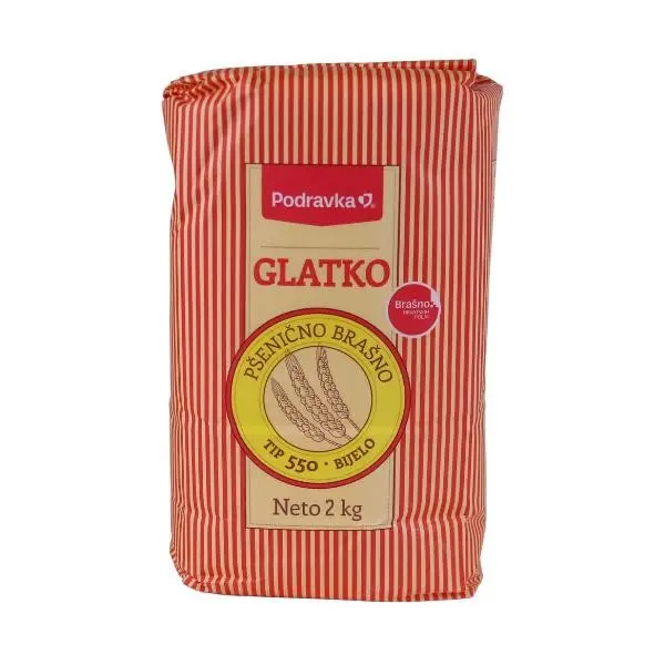 Podravka glatko ili oštro brašno 1 kg ili 2 kg Akcija u trgovini Spar