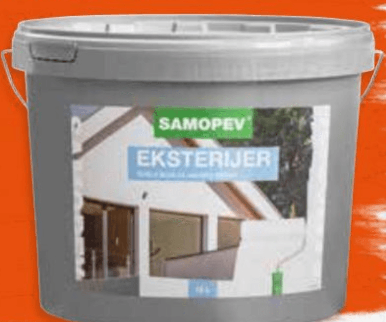 Samopev boja za fasadu Eksterijer 15 l Akcija u trgovini Pevex