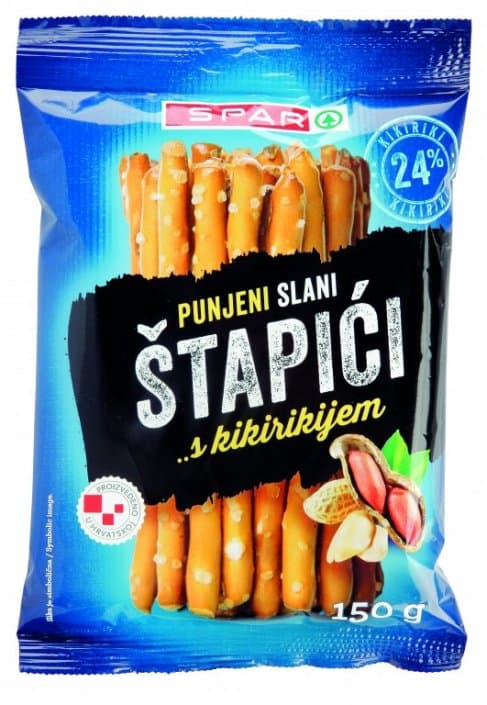 Štapići kikiriki 150 g Spar Akcija u trgovini Spar