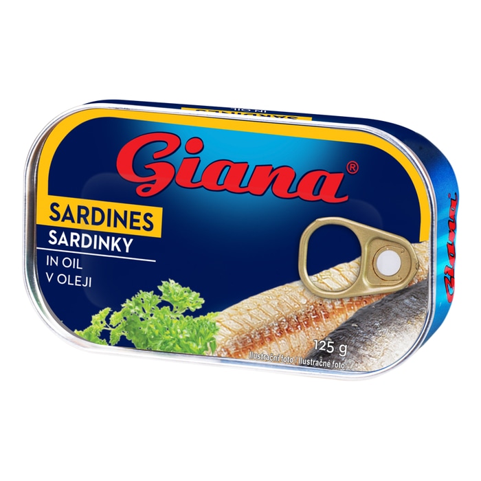 Sardine u suncokretovom ulju 125 g Giana - Akcija u trgovini KTC