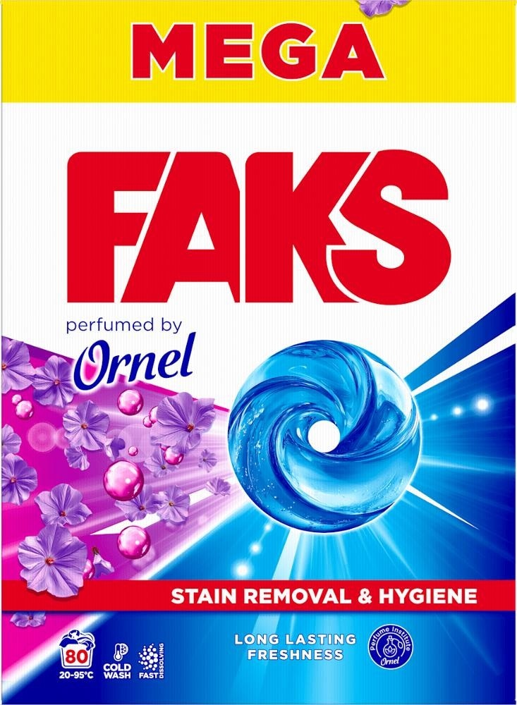 Faks prašak za pranje rublja hygienic by Ornel 4,4 kg (80 wl) Akcija u trgovini Pivac