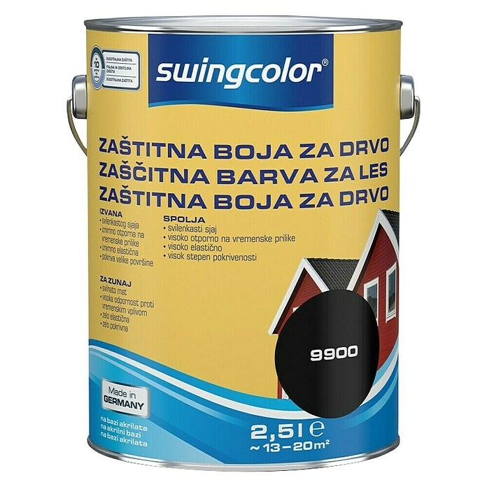 Mix zaštitna boja za drvo 'Basis 1 ili 4' 2,5 l swingcolor - Akcija u trgovini Bauhaus