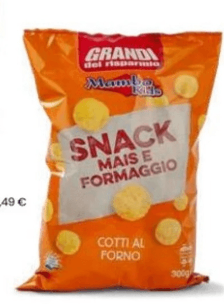 Snack od kukuruza i sira Mambo Kids 300 g - Akcija u trgovini Eurospin
