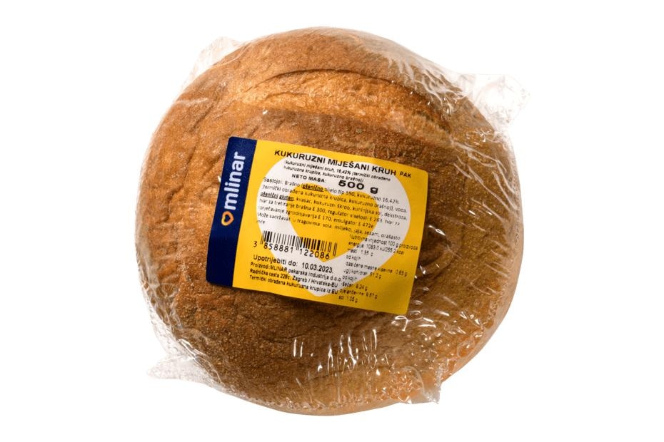 Domaći kukuruzni miješani kruh 500 g - Akcija u trgovini Spar