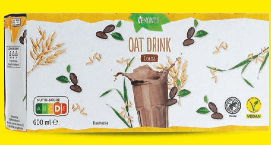 VEMONDO Napitak na bazi zobi s kakaom XXL 3 x 0.2 L - Akcija u trgovini Lidl