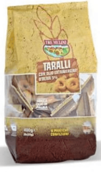 Tre Mulini taralli maslinovo ulje multipack 8 x 50 g Akcija u trgovini Eurospin