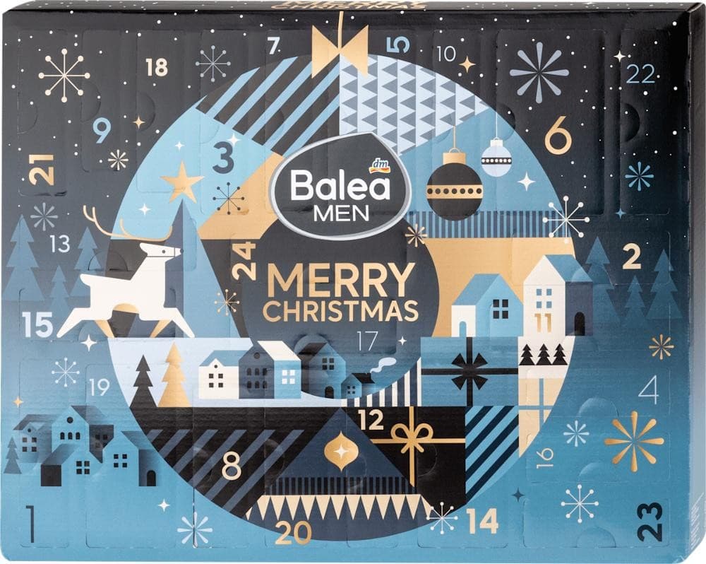 Balea MEN adventski kalendar Merry Christmas 1 kom. Akcija u trgovini Dm