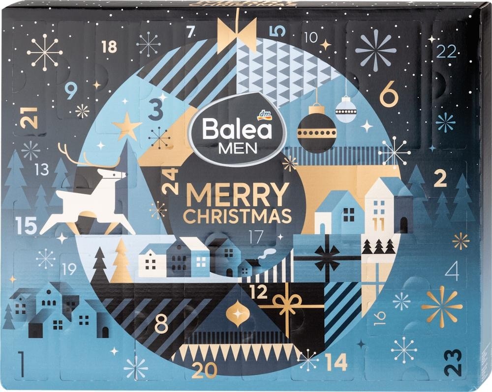 Balea MEN adventski kalendar Merry Christmas 1 kom. Akcija u trgovini Dm
