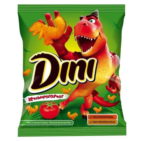 Dini kečap flips 30 g Clipsy Akcija u trgovini Bakmaz