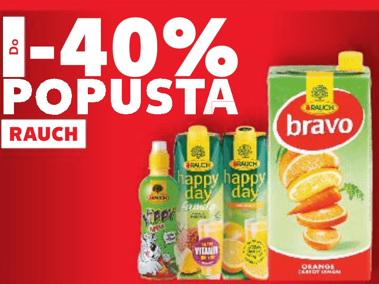 Odabrani Rauch proizvodi - Akcija u trgovini Kaufland