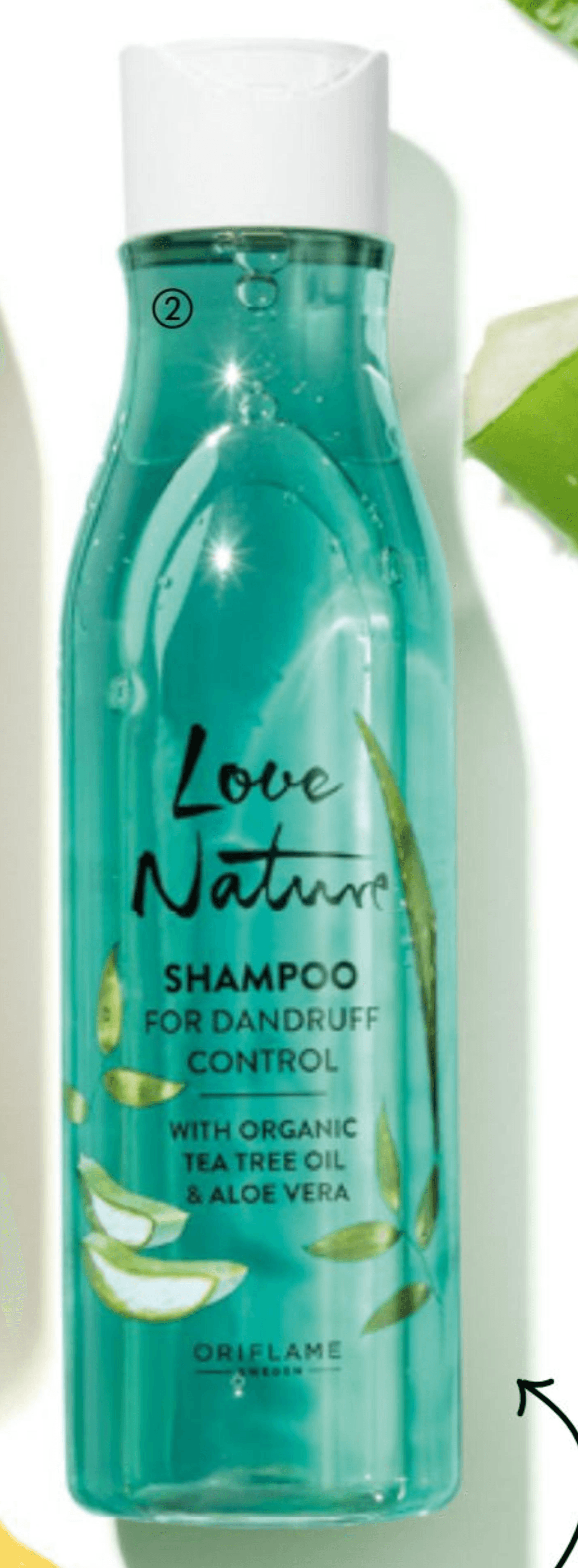 Love Nature šampon protiv peruti s organskim uljem čajevca i aloe verom 250 ml Akcija u trgovini Oriflame