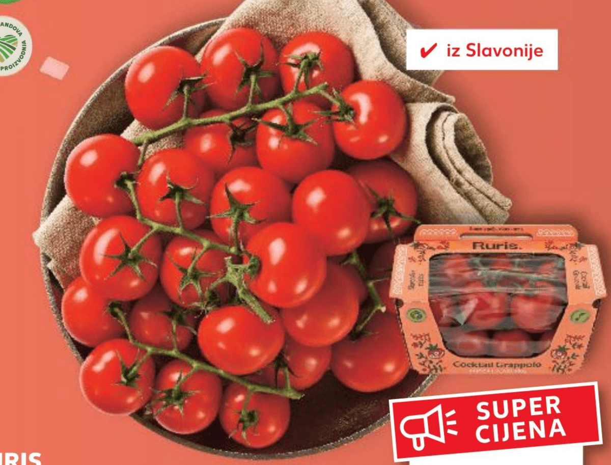 Ruris Domaća rajčica coctail Rexoso 500 g Akcija u trgovini Kaufland