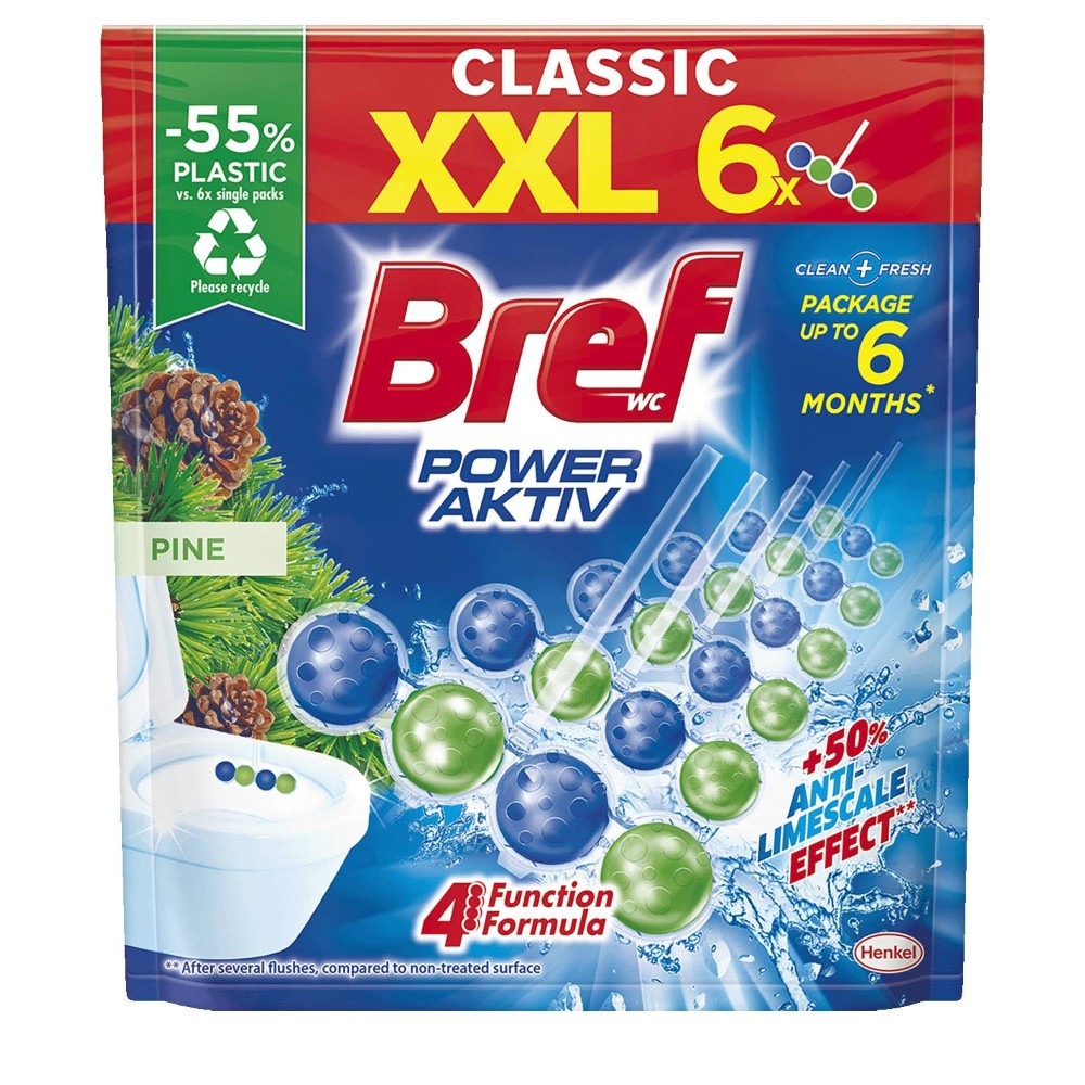 Bref osvježivač toaletne školjke 6x50 g Akcija u trgovini Kaufland