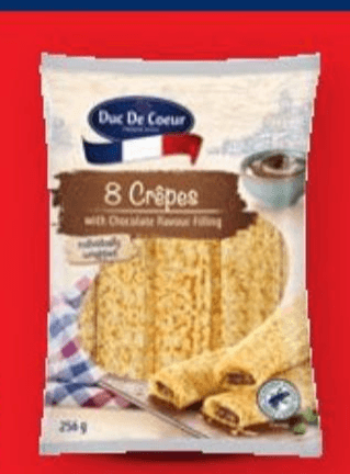 Duc De Coeur Crepes s čokoladnim punjenjem 256 g Akcija u trgovini Lidl