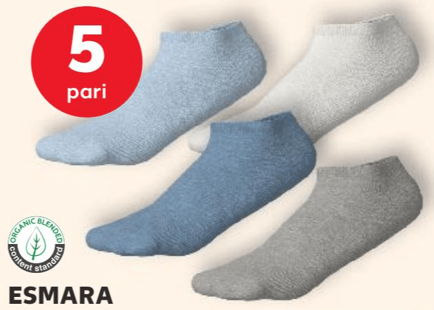 Esmara Ženske stopalice 5 pari Akcija u trgovini Kaufland