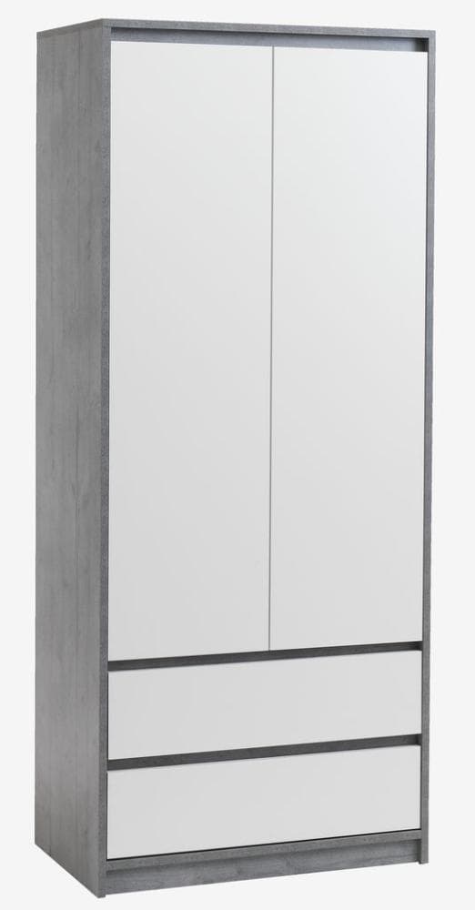 Ormar s 2 vrata i 2 ladice Š80xV193xDub50 cm Akcija u trgovini Jysk