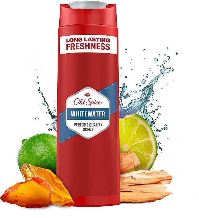 Old Spice Whitewater 3in1 Body Hair Face Wash 1 L - Akcija u trgovini Plodine