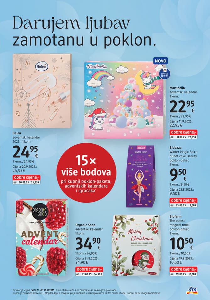 Biobaza Winter Magic Spice bundt cake Beauty poklon-paket 1 kom. Akcija u trgovini Dm