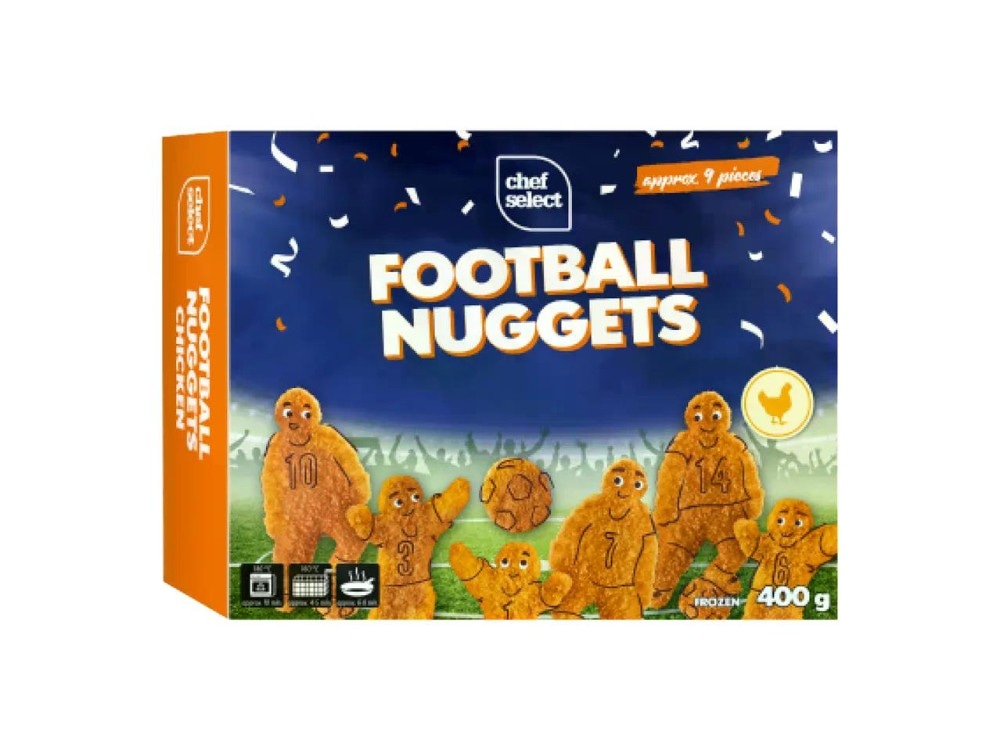 Chef Select Football nuggets 400 g - Akcija u trgovini Lidl