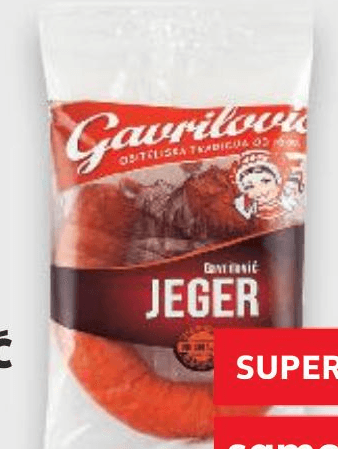 Gavrilović Jeger kobasica 400 g Akcija u trgovini Kaufland