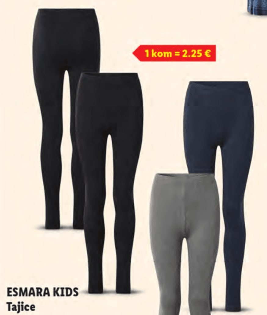 Esmara Kids tajice 2 komada Akcija u trgovini Lidl