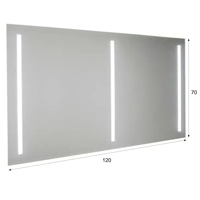 Ogledalo LED 18 120x70 cm - Akcija u trgovini Merkury