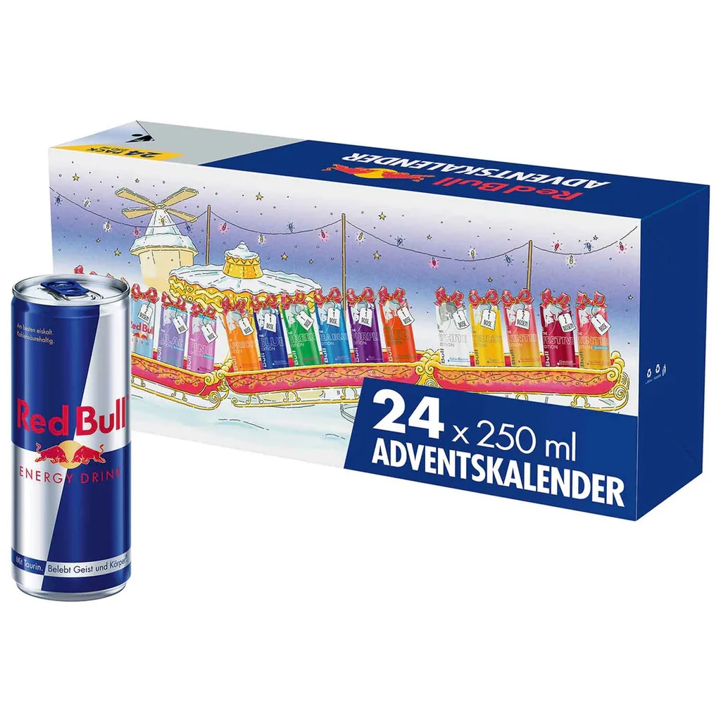 RED BULL Adventski kalendar 24x0,25l - Akcija u trgovini Kaufland