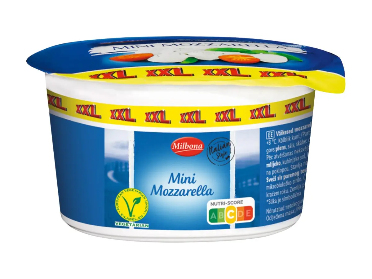 Milbona mini mozzarella 150 g Akcija u trgovini Lidl