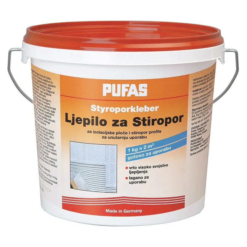 Pufas ljepilo za stiropor 1 kg Akcija u trgovini Bauhaus