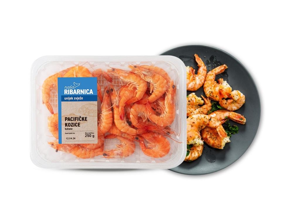 Blanširane kozice 250 g - Akcija u trgovini Lidl